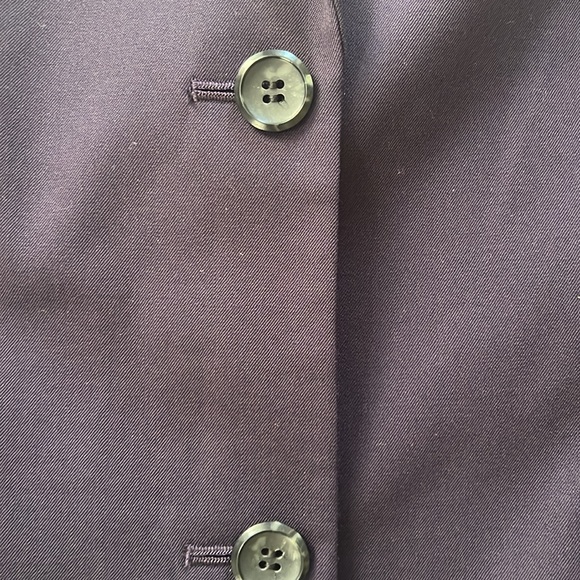 Talbots Women’s Business Classic Wool Casual Navy Dressy Blazer Jacket Size 12 - Picture 7 of 9